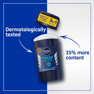 Nivea - Men Fresh Active Deodorant Stick - Zambeel