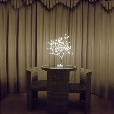Tree Light Touch Switch Pearl Star Night Light - Zambeel