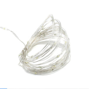 100 200 LED Solar Copper Wire String Light - Zambeel