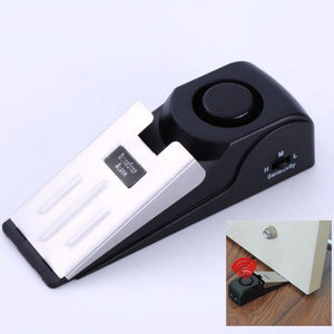 120db door stop alarm Security System Home Wedge Shaped Stopper Alert Security System Door Stop Alarm Block Blocking System - Zambeel