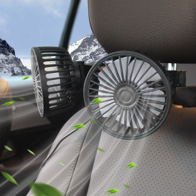 12V24V Car Rear Electric Fan Multifunctional Adjustment Of Large Wind - Zambeel