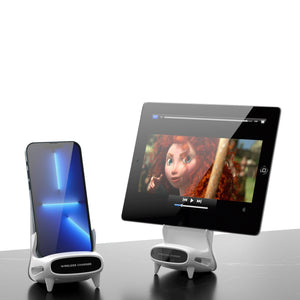 15W Desktop Vertical Wireless Fast Charging Universal Mobile Phone Tablet Desktop Bracket - Zambeel