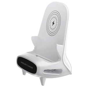 15W Desktop Vertical Wireless Fast Charging Universal Mobile Phone Tablet Desktop Bracket - Zambeel