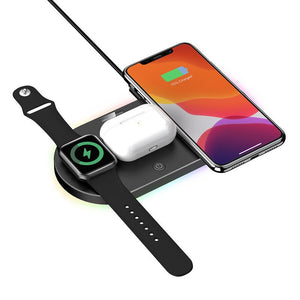 15w Fast Charge Desktop Multi - function Wireless Charger - Zambeel