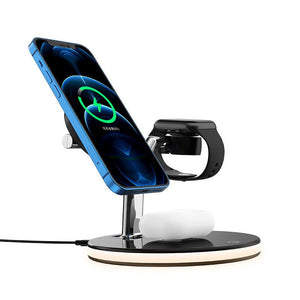 15W Wireless Fast Charging Three - In - One Fast Magnetic Wireless Charger - Zambeel
