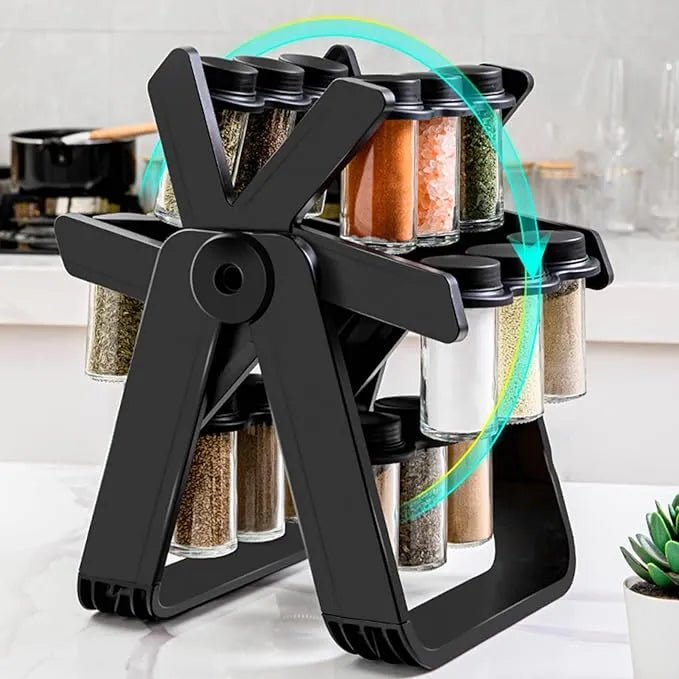 18 Jar Rotating Spice Rack - Zambeel