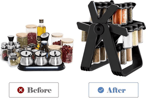 18 Jar Rotating Spice Rack - Zambeel