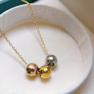 18K Real Gold Necklace In A Titanium Steel Furnace A Minimalist, Light - luxury Piece Of Jewelry - Zambeel