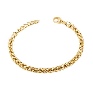18K Stainless Steel Anchor Chain Bracelet For Men And Women - Zambeel