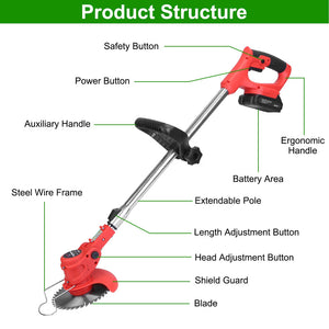 Electric Cordless Grass Trimmer Ⓢ