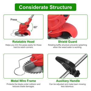 Electric Cordless Grass Trimmer Ⓢ