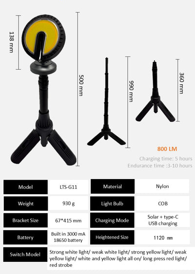 Super Bright Tripod Work Light