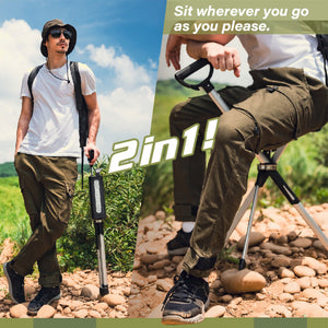 2 - in - 1 Cane with Seat - Zambeel