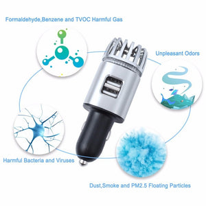 2 in 1 Car Charger Air Purifier - Zambeel