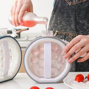2 In 1 Portable Creative Ice Bottle Cold Kettle Household Ice Grid Frozen Ice Box Ice Cream Tools Bar Ice Ball Maker Kitchen Gadgets - Zambeel