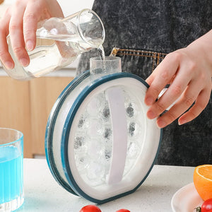 2 In 1 Portable Creative Ice Bottle Cold Kettle Household Ice Grid Frozen Ice Box Ice Cream Tools Bar Ice Ball Maker Kitchen Gadgets - Zambeel