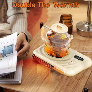 2 - in - 1 Thermostatic Cup Mat & Warm Air Blower - Zambeel