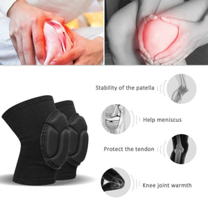 2 x Professional Knee Pads Leg Protector For Sport Work Flooring Construction - Zambeel