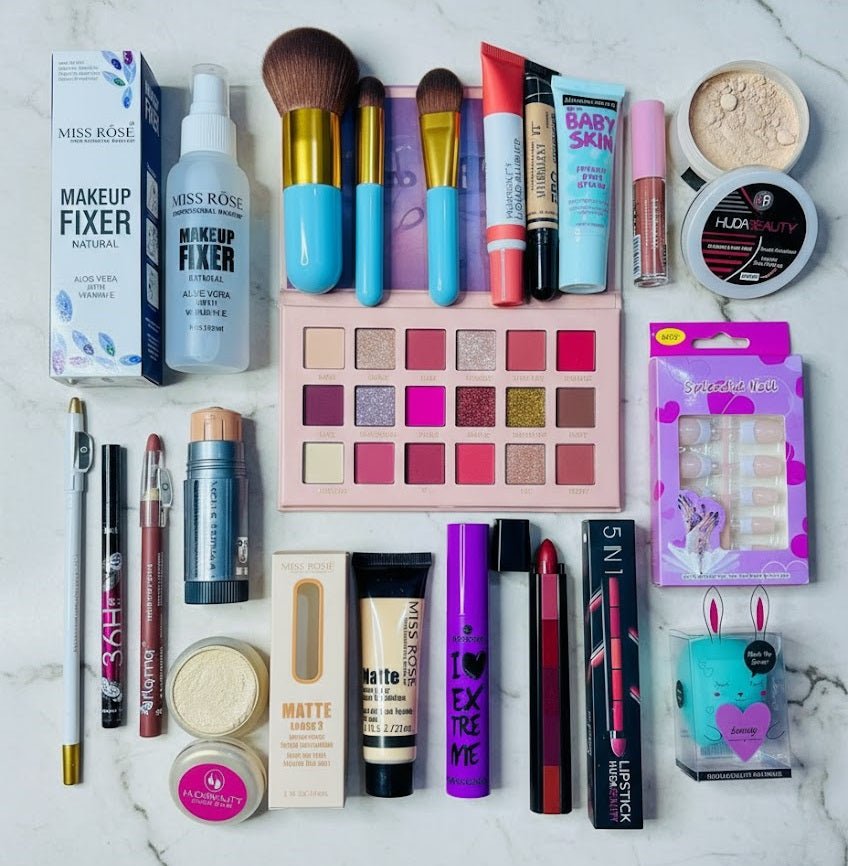 20 Items Makeup Deal Combo Kit - Zambeel