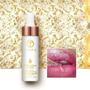 24k Rose Gold Elixir Skin Make Up Oil For Face Essential Oil Before Primer Foundation Moisturizing Face Oil Anti - aging - Zambeel