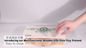 Kids Wooden Toolbox Toy Set © Ⓢ