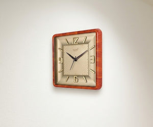 Solace Wooden Finish Designer Wall Clock