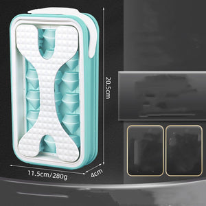 2in1 Portable Silicone Ice Ball Mold Ice Maker Water Bottle Ice Cube Mould Bottle Creative Ice Ball Diamond Curling Summer Kitchen Gadgets - Zambeel