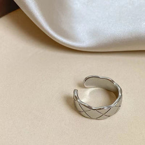 2pc Retro Plain Band Index Finger Ring For Women, Ins Trendy Cool Internet - Famous Stylish & Personalized Open Adjustable Ring, Small Jewelry - Zambeel