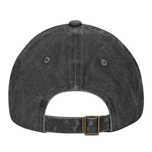 2pcs Knives Black Hat For Women Men, Adjustable Embroidered Wash Cotton Baseball Cap - Zambeel
