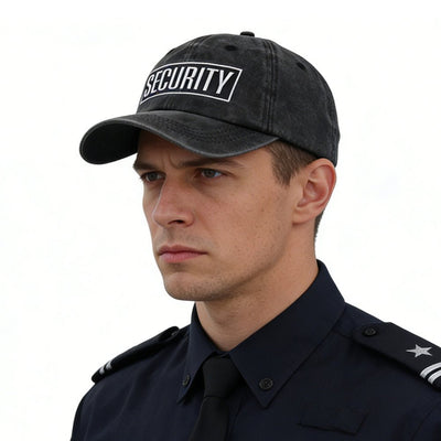 2pcs Security Hats For Men Women Security Accessories Baseball Cap - Zambeel