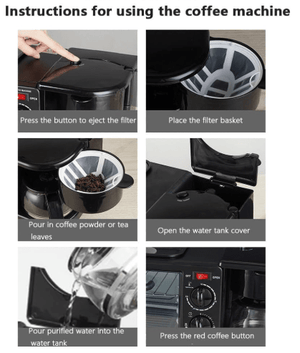 3 in 1 Breakfast Machine - Zambeel