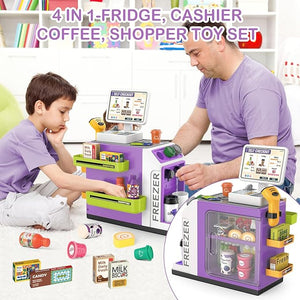 3 - in - 1 Coffee Machine Set For Kids - Zambeel