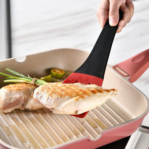 3 In 1 Frying Spatula Clip Silicone Food Clip Frying Steak Pancakes Shovel Slotted Turners Kitchen Tools Cooking Utensils Kitchen Gadgets - Zambeel