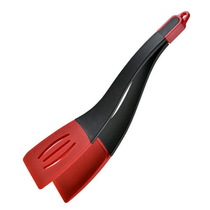 3 In 1 Frying Spatula Clip Silicone Food Clip Frying Steak Pancakes Shovel Slotted Turners Kitchen Tools Cooking Utensils Kitchen Gadgets - Zambeel