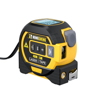 3 In 1 Laser Tape Measure Rangefinder 5m Tape Ruler Infrared High - precision Intelligent Electronic Ruler Building Distance Meter - Zambeel