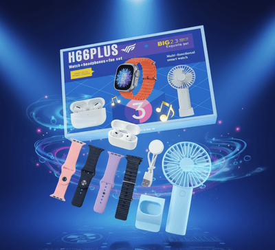 3 - in - 1 Smart Watch Set - Zambeel