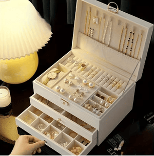 3 Layer Jewelry Storage Box Ⓢ - Zambeel