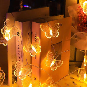 3 Meters 20 Lights Butterfly Christmas Decoration Light String - Zambeel