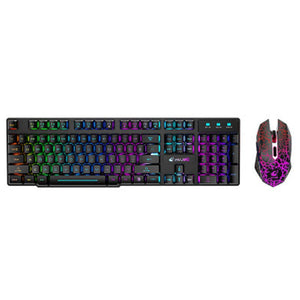 3 Wireless Charging Keyboard And Mouse Set - Zambeel
