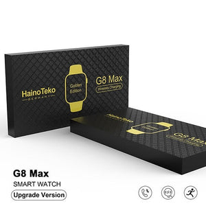 ساعة هاينو تيكو G8-Max الذهبية الإصدار الذكي