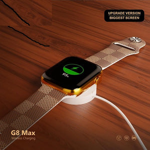 ساعة هاينو تيكو G8-Max الذهبية الإصدار الذكي
