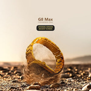 ساعة هاينو تيكو G8-Max الذهبية الإصدار الذكي
