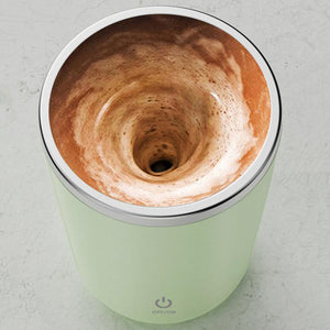 350ml Automatic Self Stirring Mug Coffee Milk Juice Mixing Cup Electric Stainless Steel Lazy Rotating Mug Magnetic Stirring Cup Kitchen Gadgets - Zambeel
