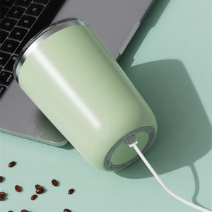 350ml Automatic Self Stirring Mug Coffee Milk Juice Mixing Cup Electric Stainless Steel Lazy Rotating Mug Magnetic Stirring Cup Kitchen Gadgets - Zambeel