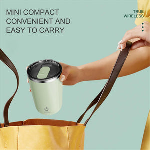 350ml Automatic Self Stirring Mug Coffee Milk Juice Mixing Cup Electric Stainless Steel Lazy Rotating Mug Magnetic Stirring Cup Kitchen Gadgets - Zambeel