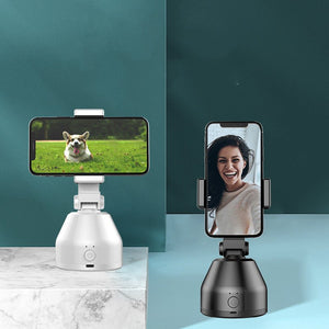 360 - Degree Object Tracking Bracket Smart Phone Live Broadcast PTZ Face Recognition New Mobile Phone Live Broadcast Bracket - Zambeel
