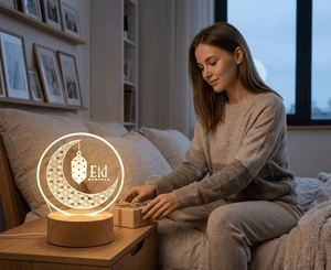3D Creative Eid Mubarak Lamp - Zambeel