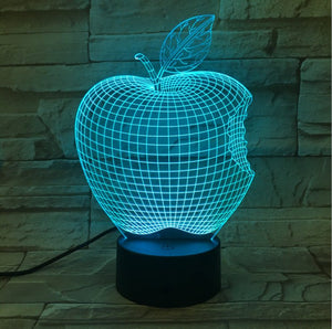 3D Fruit Colorful Night Light - Zambeel