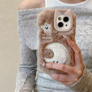 3D Furry Cartoon Phone Cases - Zambeel