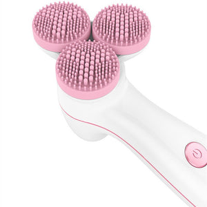 3D Smart Massage Cleanser Electric Cleanser Electric Silicone Facial Cleanser - Zambeel